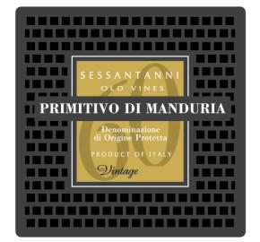 San Marzano - Sessantanni - Primitivo di Manduria label