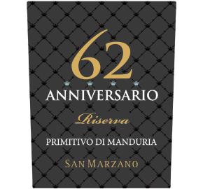 San Marzano - Anniversario 62 - Riserva label
