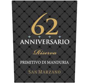 San Marzano - Anniversario 62 - Riserva label