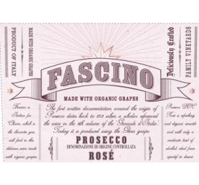 Fascino - Prosecco Rose Organic label