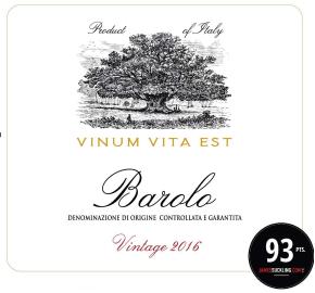 Vinum Vita Est - Barolo label