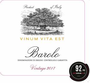 Vinum Vita Est - Barolo label