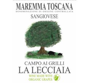 La Lecciaia - Campo Ai Grilli Sangiovese label