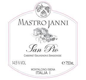 MastroJanni - San Pio - Cabernet Sauvignon e Sangiovese label