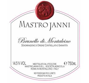 MastroJanni - Brunello di Montalcino DOCG label