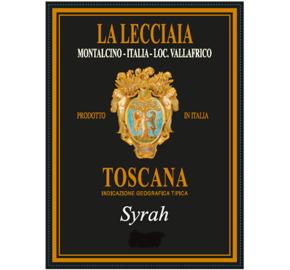 La Lecciaia - Syrah label