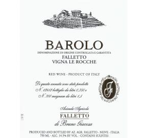 Bruno Giacosa - Barolo Le Rocche Del Falletto label