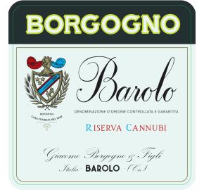 Giacomo Borgogno Riserva Cannubi label