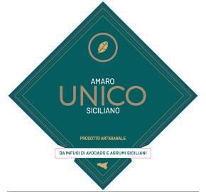 UNICO Amaro Siciliano label