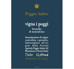 Poggio Antico - Vigna I Poggi label