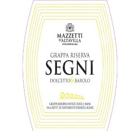 Mazzetti - Grappa Riserva Segni label