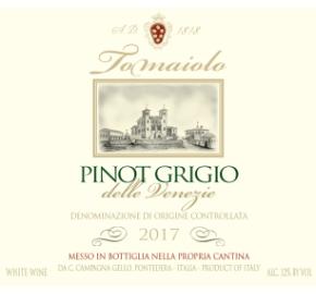 Tomaiolo - Pinot Grigio label