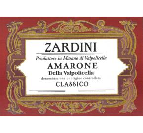 Zardini - Amarone label