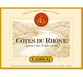 E. Guigal - Cotes du Rhone Rouge label