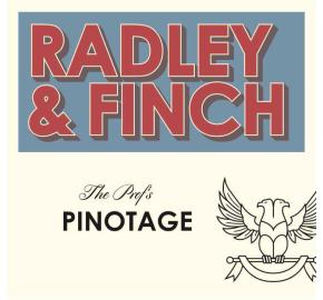 Radley & Finch - The Profs - Pinotage label