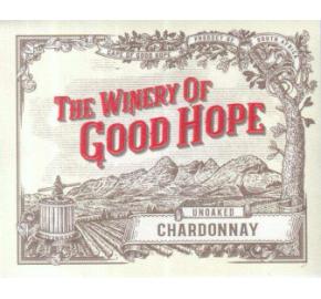 The Winery of Good Hope - Unoaked Chardonnay label