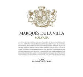 Marques de la Villa - Malvasia label