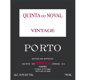 Quinta Do Noval - Vintage Port label