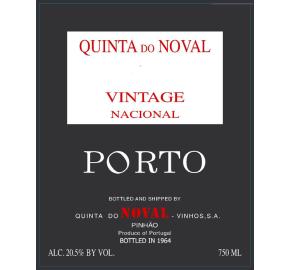 Quinta do Noval - Vintage Nacional label