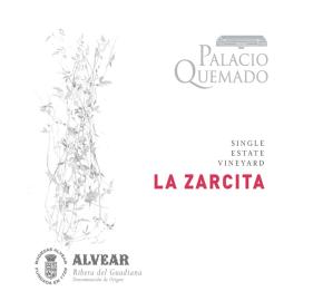 Palacio Quemado - La Zarcita label