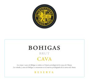 Bohigas - Cava Brut label
