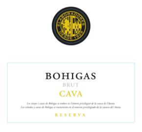 Bohigas - Cava Brut label