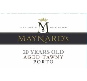 Maynard's - 20 Years Old Aged Tawny Porto label