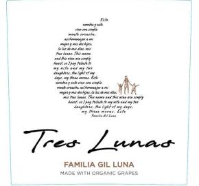 Tres Lunas - Tempranillo label