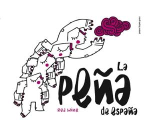 La Peña de España Red Blend label