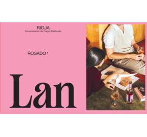 Bodegas Lan - Rosado label
