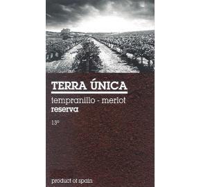 Terra Unica - Tempranillo - Merlot Reserva label