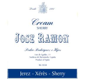 Pedro Rodriguez E Hijos - Jose Ramon - Cream Sherry label