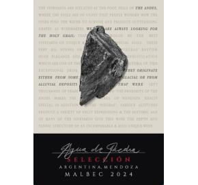 Agua de Piedra - Seleccion Malbec label