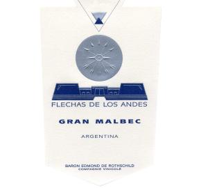 Flechas De Los Andes - Gran Malbec label