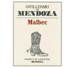 Guillermo de Mendoza - Malbec label