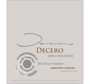 Finca Decero - Petit Verdot label