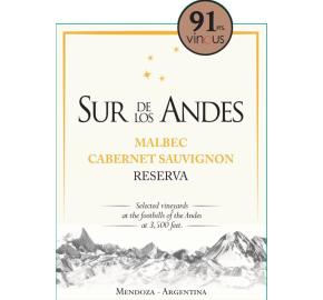 Sur de Los Andes - Malbec-Cabernet Sauvignon - Reserva label