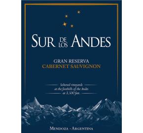 Sur de Los Andes - Cabernet Sauvignon - Reserva label