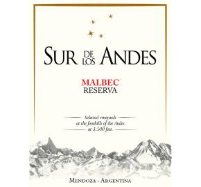Sur de Los Andes - Malbec Reserva label