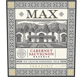 Errazuriz - MAX Cabernet Sauvignon - Reserva label
