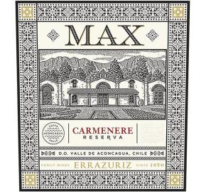 Errazuriz - MAX Carmenere - Reserva label