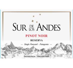 Sur de Los Andes - Pinot Noir Reserva label