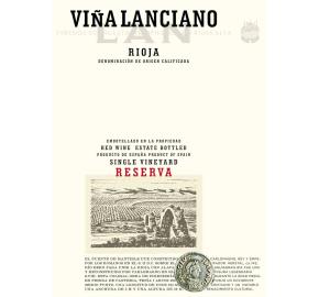 Bodegas LAN - Vina Lanciano - Reserva label