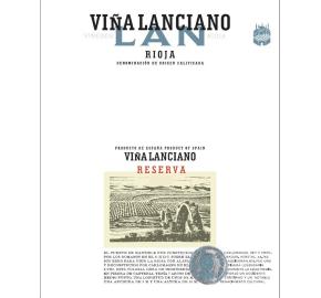 Bodegas LAN - Vina Lanciano - Reserva label