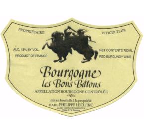 Domaine Philippe LeClerc - Bourgogne les Bons Batons label