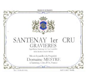 Domaine Mestre - Gravieres - Santenay 1er Cru label
