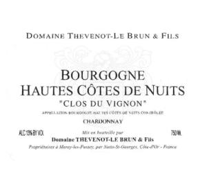 Domaine Thevenot-Le Brun & Fils - Clos du Vignon label