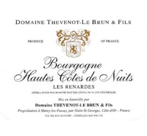 Domaine Thevenot-Le Brun & Fils - Les Renardes label