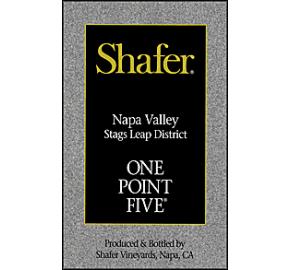 Shafer - One Point Five - Cabernet Sauvignon label