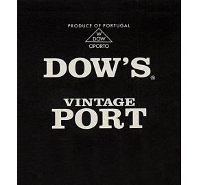 Dow's - Vintage Port label